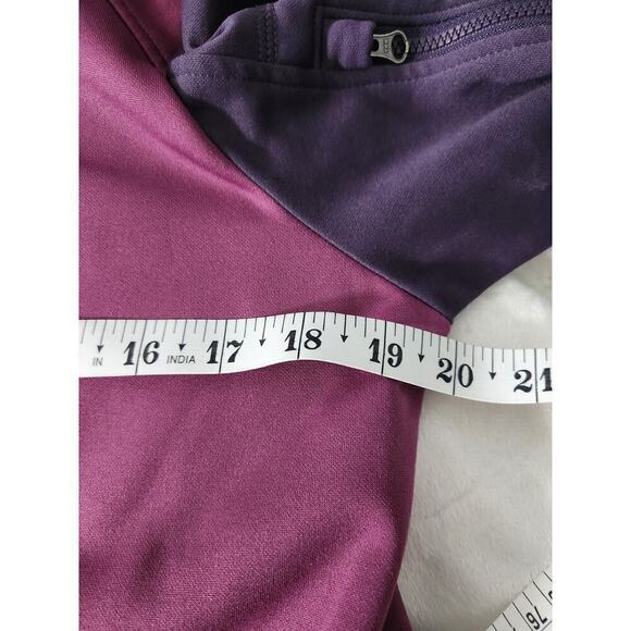 The North Face Womens soft shell jacket sz L purple fleece lined gorpcore camp - Picture 10 of 12